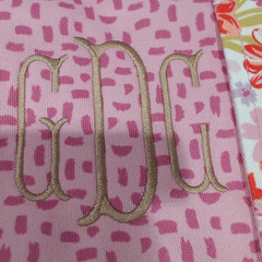 BLOOPER ACCESSORY: Monogrammed Bible Carrier