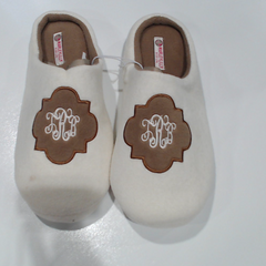 BLOOPER SHOES: Monogrammed Slippers