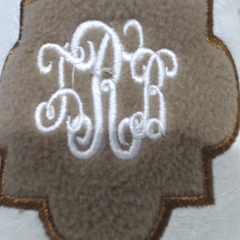 BLOOPER SHOES: Monogrammed Slippers