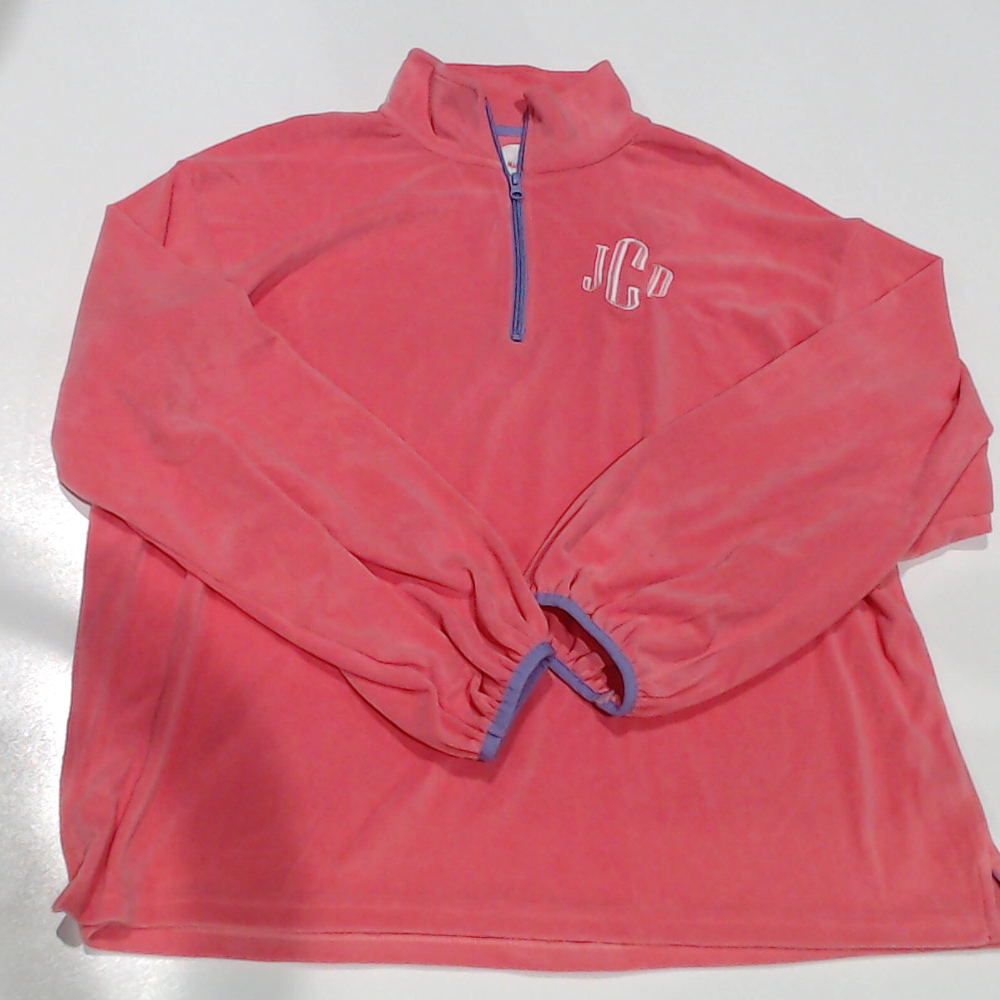 BLOOPER CLOTHING: Monogrammed Puff Sleeve Fleece Pullover