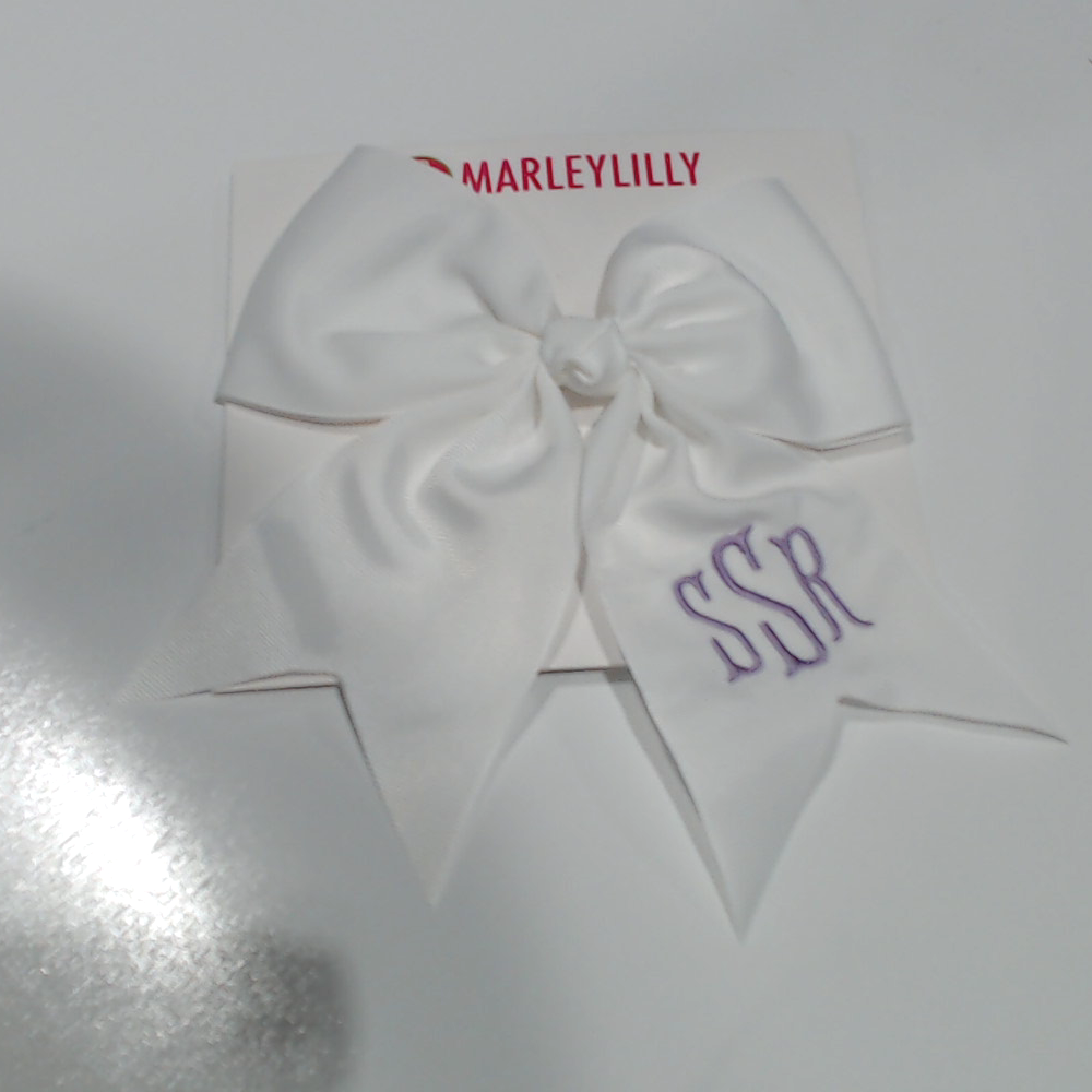 BLOOPER KIDS: Monogrammed Girls Hair Bow