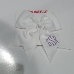 BLOOPER KIDS: Monogrammed Girls Hair Bow