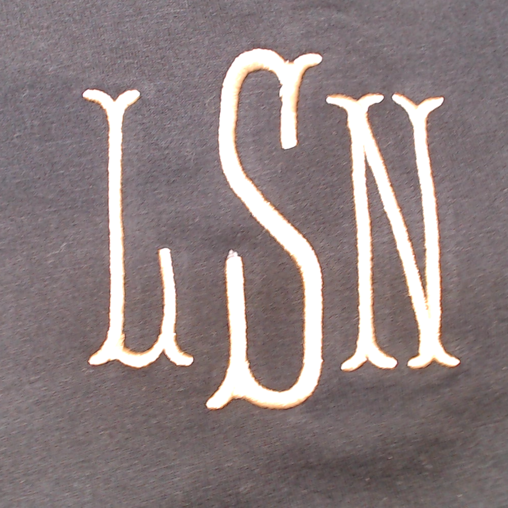 BLOOPER CLOTHING: Monogrammed Quarter Zip Sweatshirt