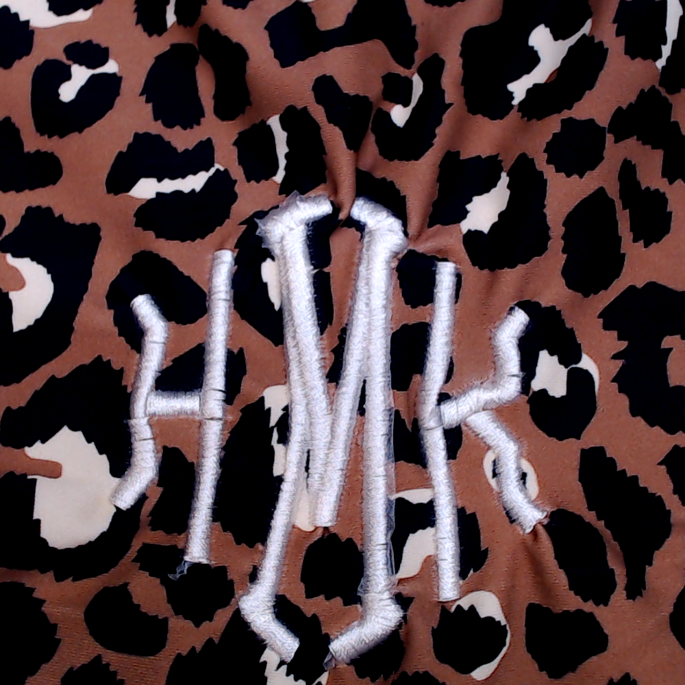 BLOOPER SWIM: Monogrammed Sarong