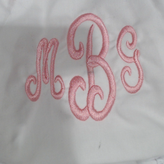 BLOOPER KIDS: Monogrammed White Eyelet Baby Bloomers