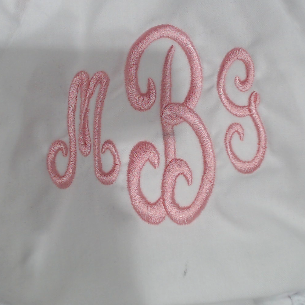BLOOPER KIDS: Monogrammed White Eyelet Baby Bloomers