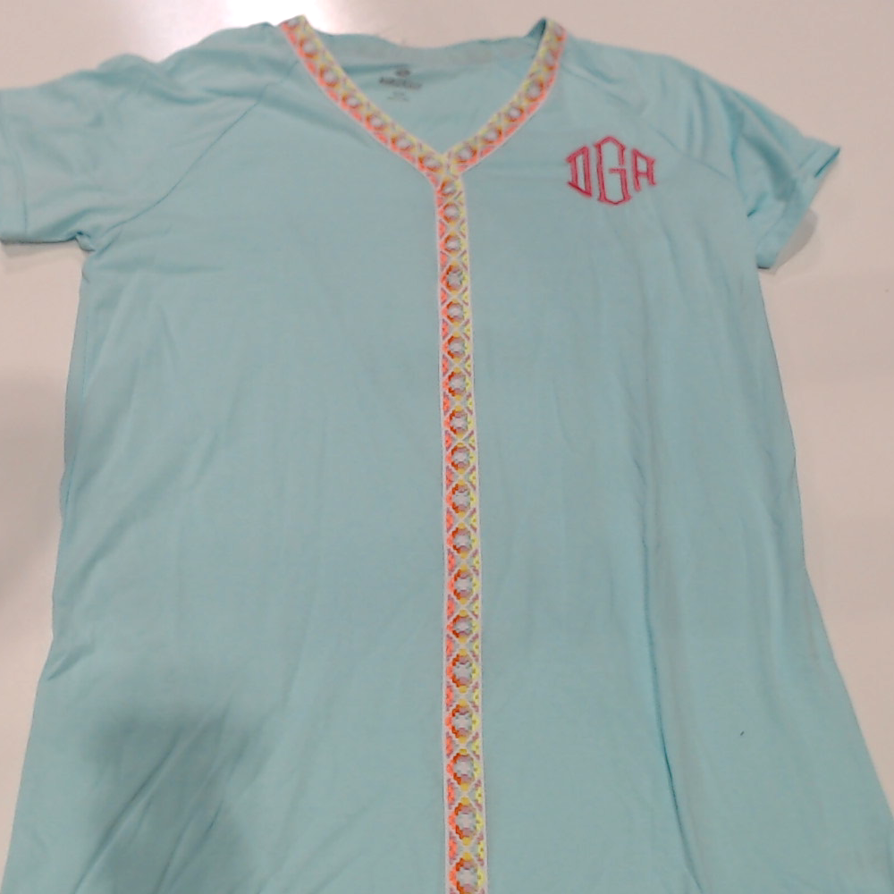 BLOOPER SWIM: Monogrammed Accent Cover Up