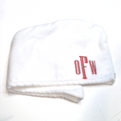 BLOOPER ACCESSORY: Monogrammed Hair Towel Wrap