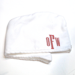 BLOOPER ACCESSORY: Monogrammed Hair Towel Wrap