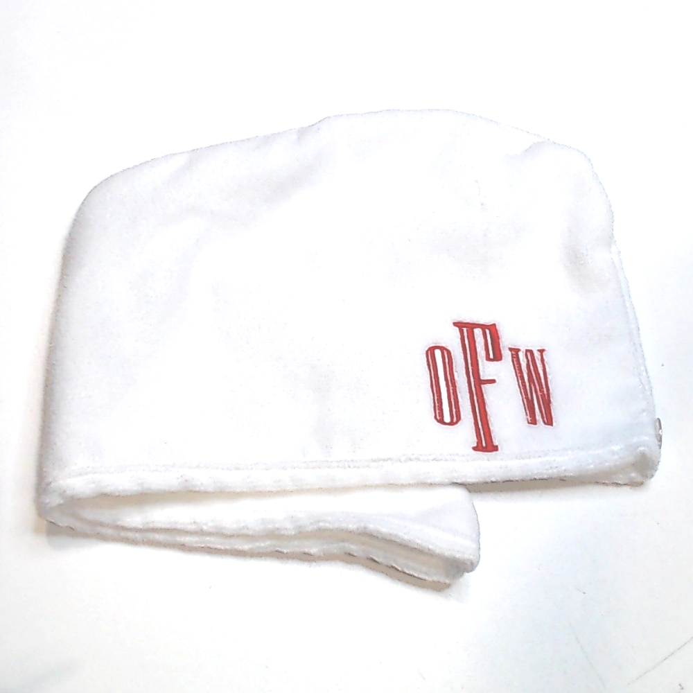 BLOOPER ACCESSORY: Monogrammed Hair Towel Wrap