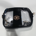 BLOOPER BAG: Monogrammed Clear Stadium Crossbody Bag