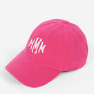 Monogrammed Baseball Hat | Hot Pink