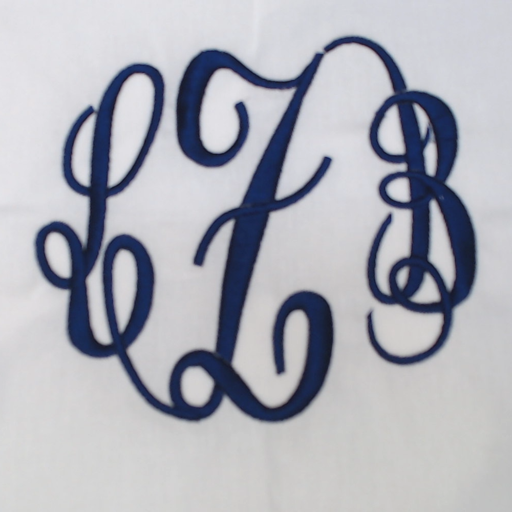BLOOPER ACCESSORY: Monogrammed Pillow Sham
