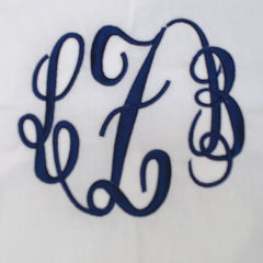 BLOOPER ACCESSORY: Monogrammed Pillow Sham