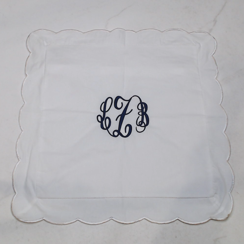 BLOOPER ACCESSORY: Monogrammed Pillow Sham