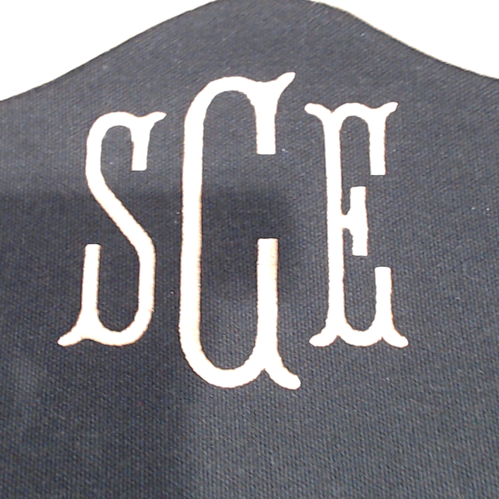 BLOOPER BAG: Monogrammed Wavy Top Weekender