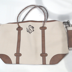 BLOOPER BAG: Monogrammed Vintage Weekender - Promotional