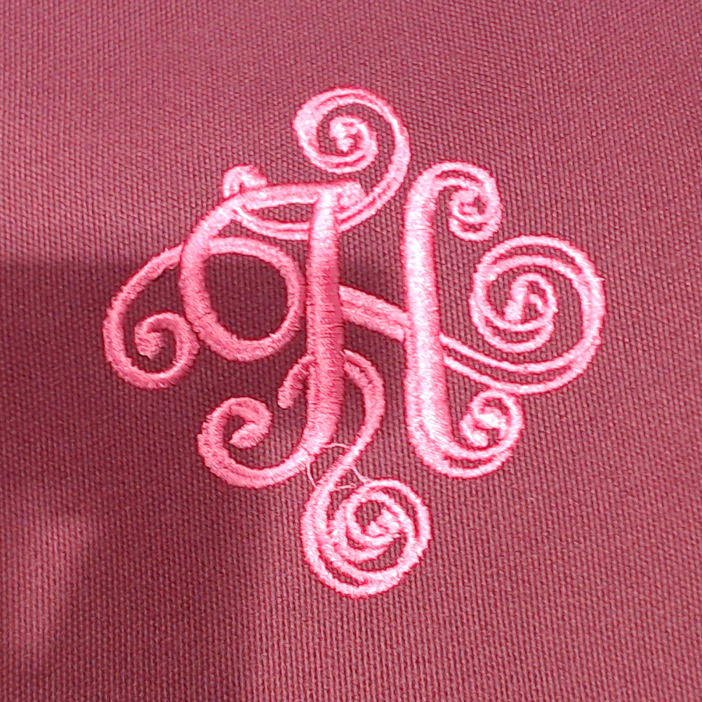BLOOPER BAG: Monogrammed Foldover Weekend Bag
