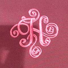 BLOOPER BAG: Monogrammed Foldover Weekend Bag
