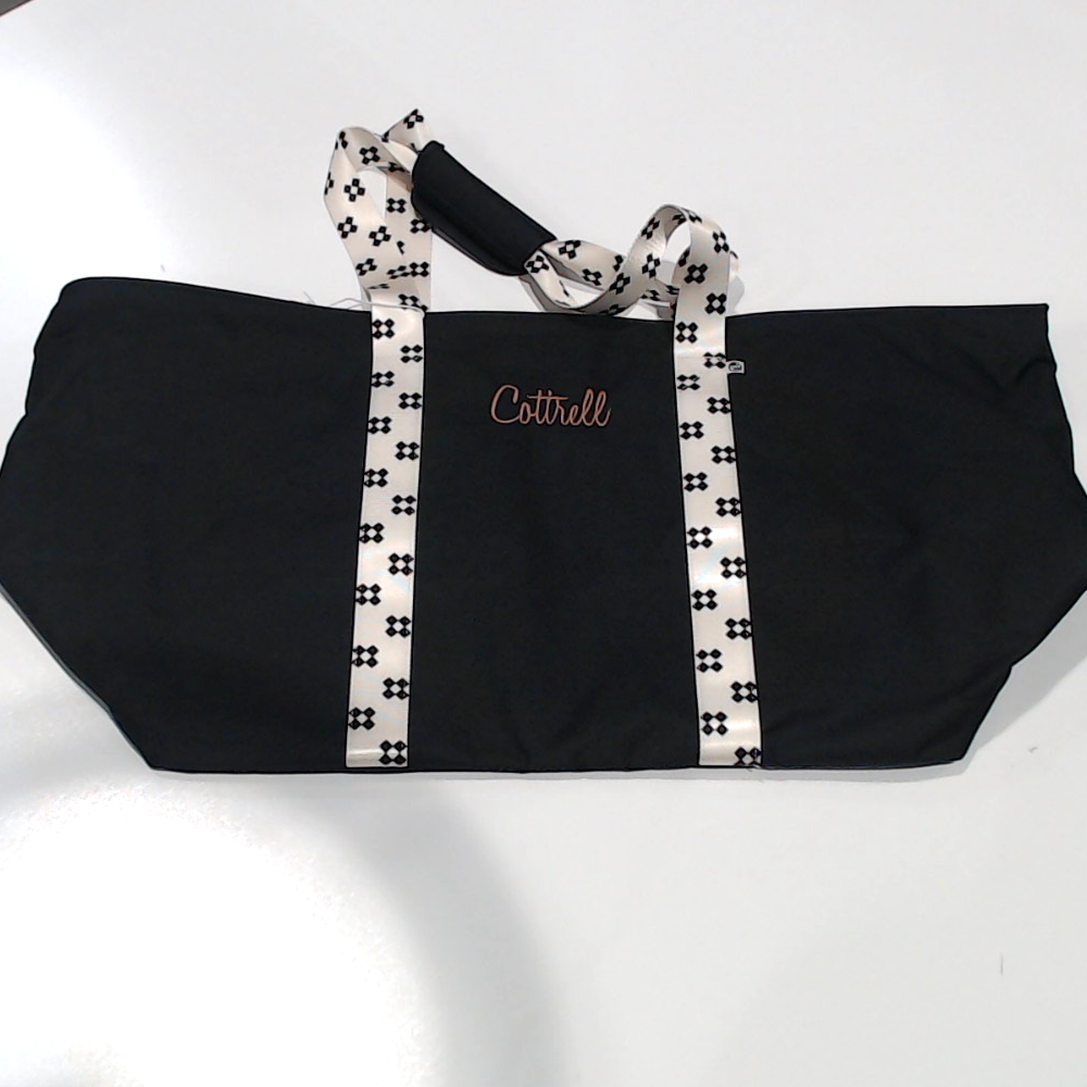 BLOOPER BAG: Monogrammed Extra Large Tote Bag