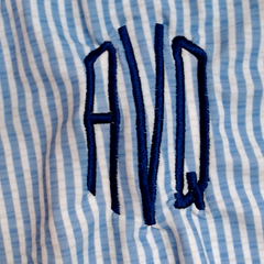 BLOOPER SWIM: Monogrammed Ruched Tankini