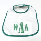 BLOOPER KIDS: Monogrammed Outline Baby Bib
