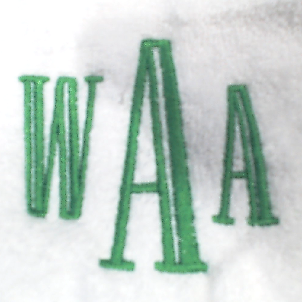 BLOOPER KIDS: Monogrammed Outline Baby Bib