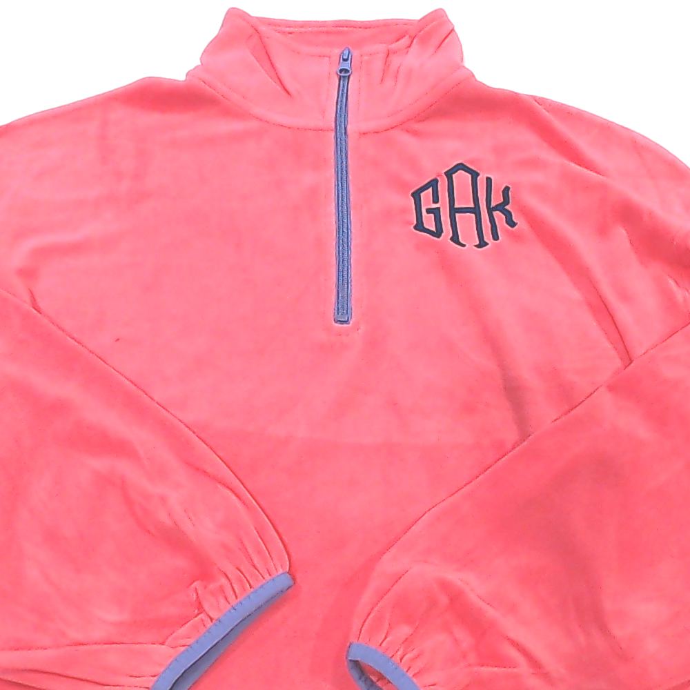 BLOOPER CLOTHING: Monogrammed Puff Sleeve Fleece Pullover