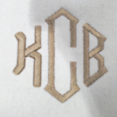 BLOOPER BAG: Monogrammed Canvas Weekender