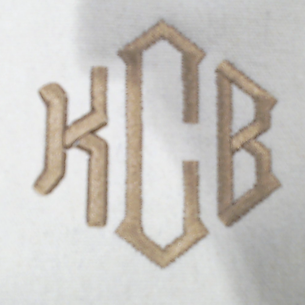 BLOOPER BAG: Monogrammed Canvas Weekender