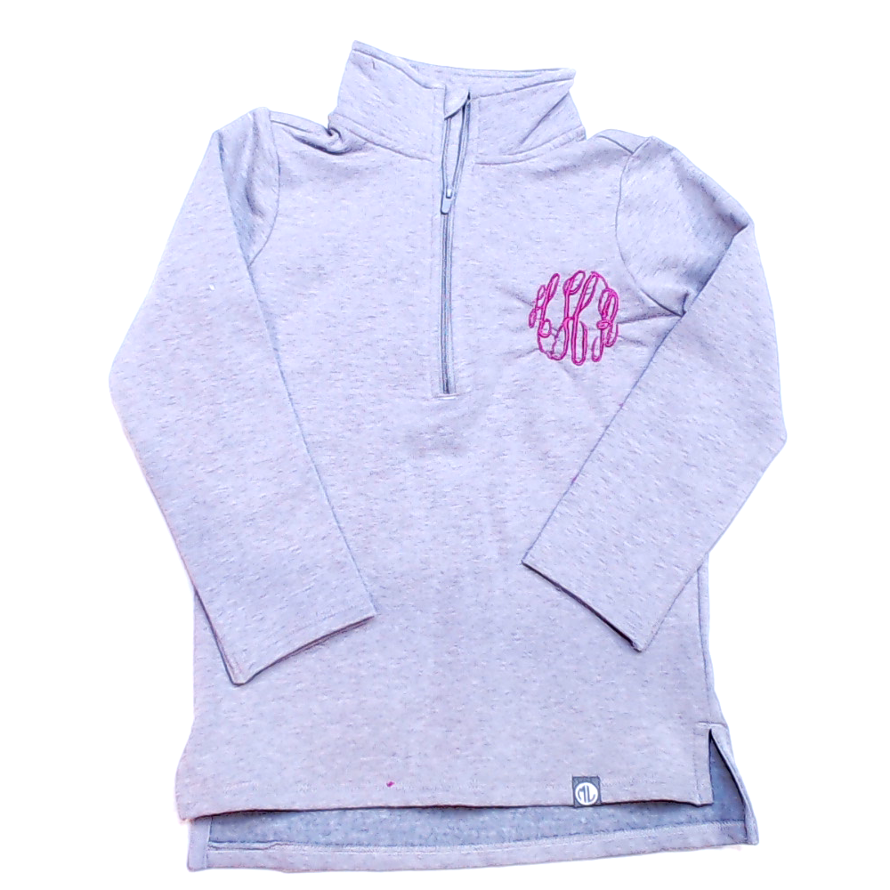 BLOOPER KIDS: Monogrammed Kids Pullover Sweatshirt