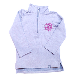BLOOPER KIDS: Monogrammed Kids Pullover Sweatshirt