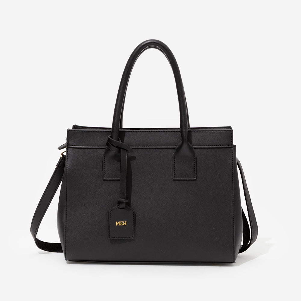 Monogrammed Sophie Handbag in Black 2025