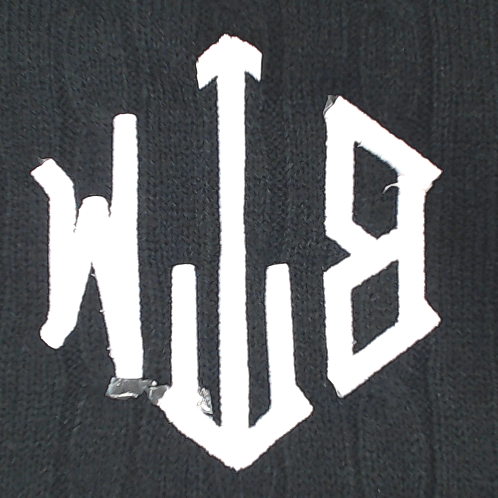BLOOPER ACCESSORY: Monogrammed Cable Knit Scarf