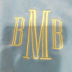 BLOOPER CLOTHING: Monogrammed Puff Sleeve Fleece Pullover