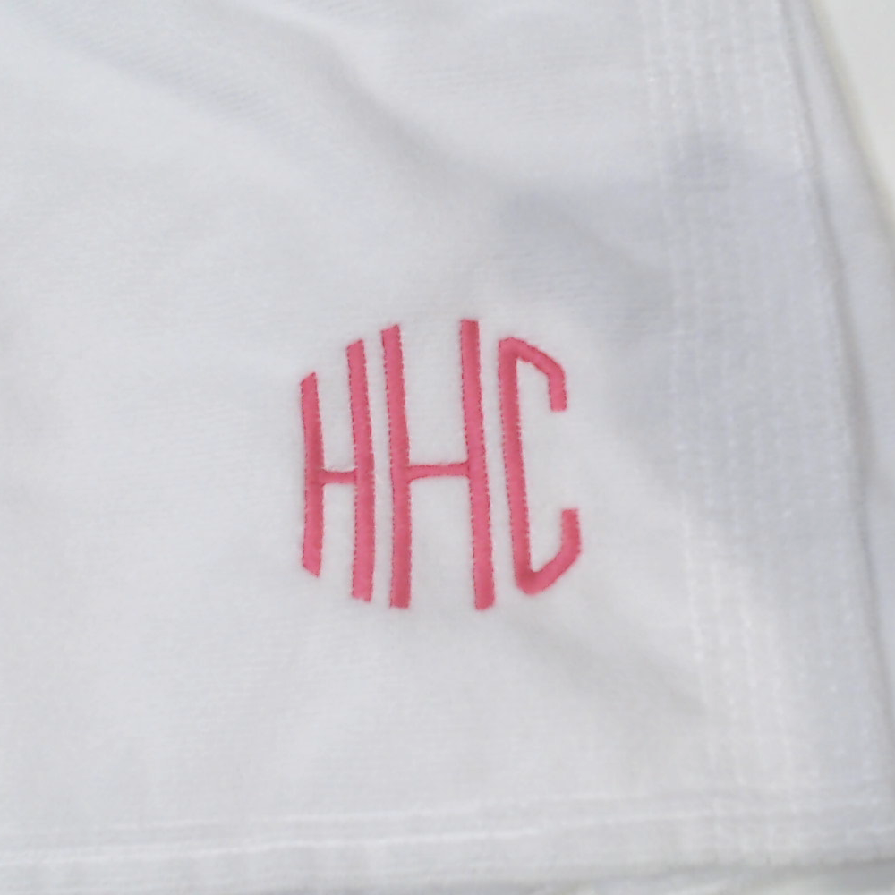 BLOOPER CLOTHING: Monogrammed Towel Wrap