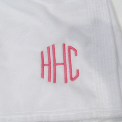 BLOOPER CLOTHING: Monogrammed Towel Wrap