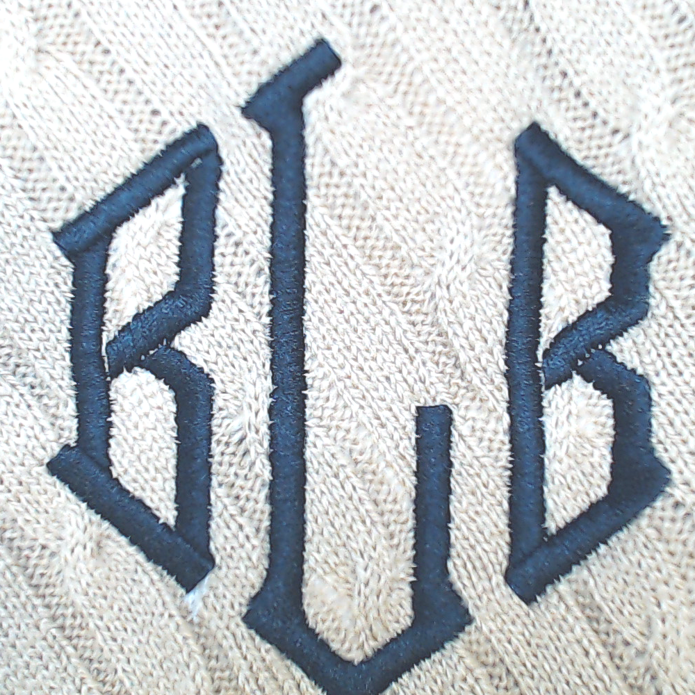 BLOOPER CLOTHING: Monogrammed Poncho