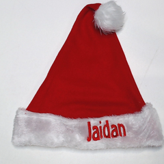 BLOOPER ACCESSORY: Personalized Santa Hat
