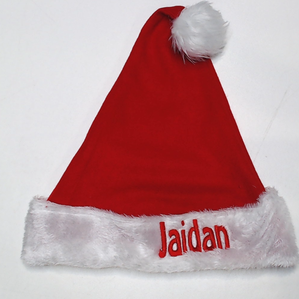 BLOOPER ACCESSORY: Personalized Santa Hat