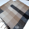 BLOOPER CLOTHING: Monogrammed Plaid Poncho