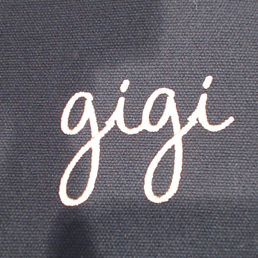 BLOOPER BAG Monogrammed Wavy Top Cosmetic Bag