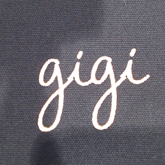 BLOOPER BAG Monogrammed Wavy Top Cosmetic Bag