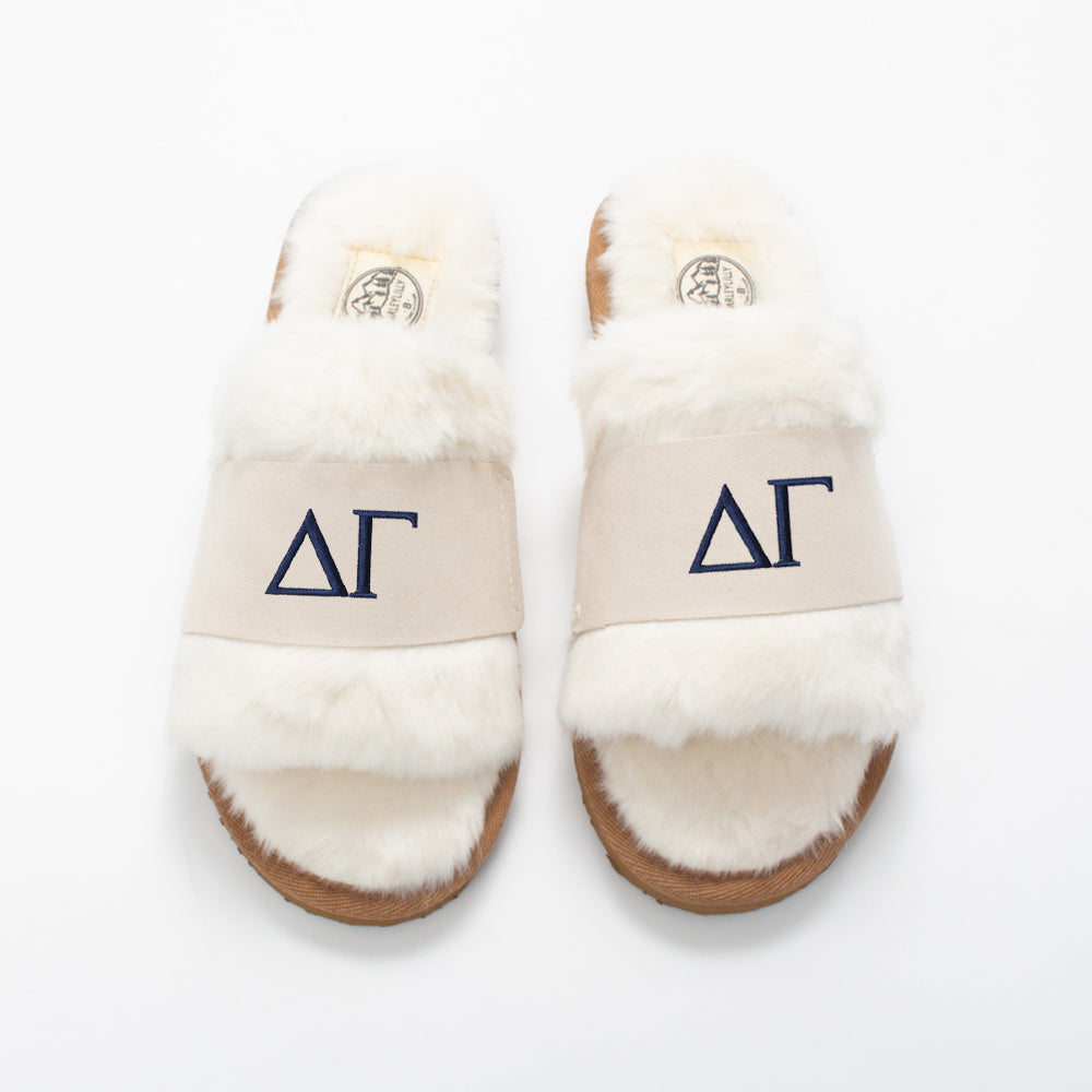 delta gamma fuzzy slippers
