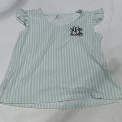 BLOOPER CLOTHING: Monogrammed Ruffle Pajama Top