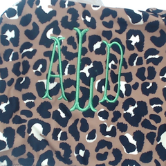 BLOOPER SWIM: Monogrammed High Neck Bikini Top