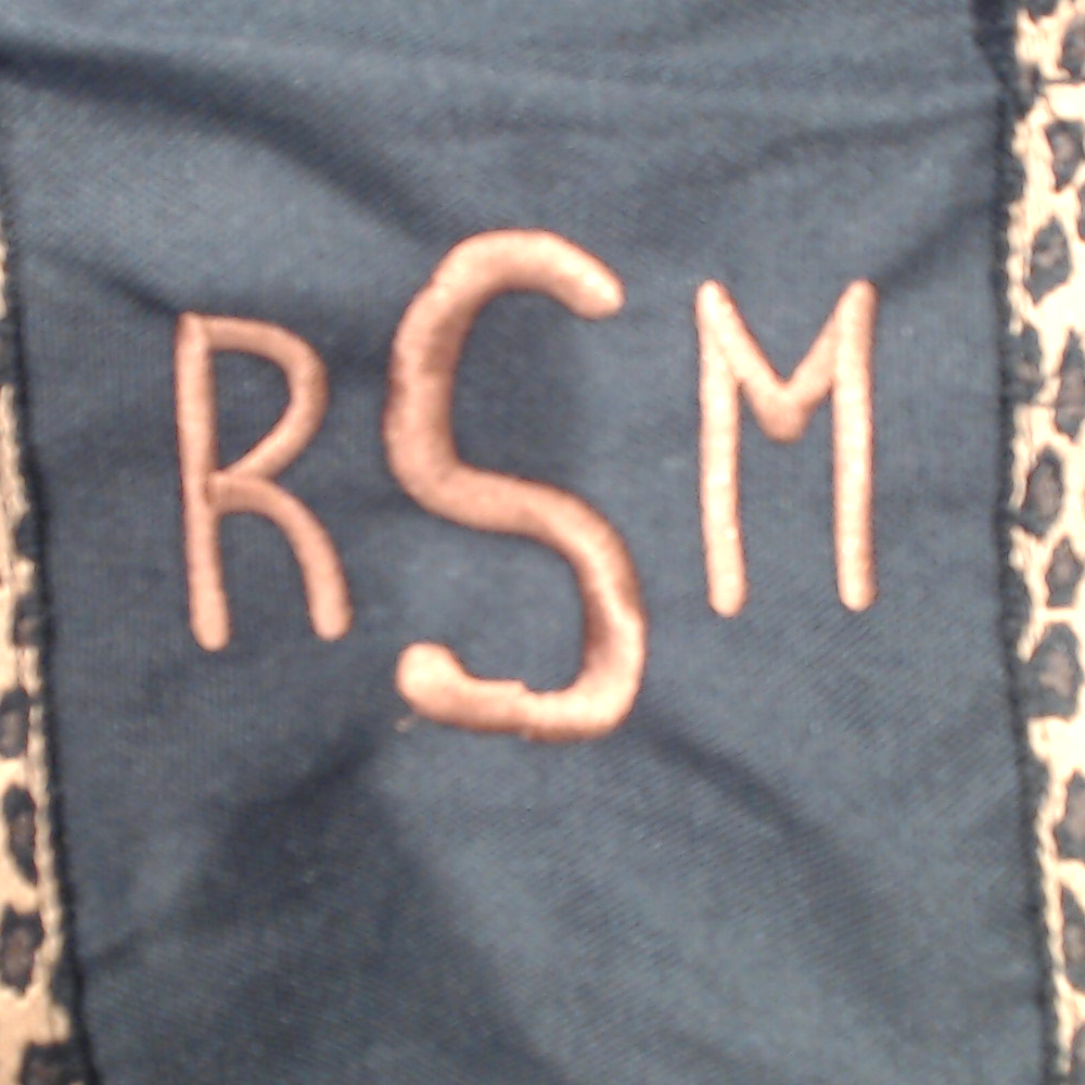 BLOOPER ACCESSORY : Monogrammed Market Basket
