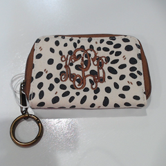 BLOOPER ACCESSORY: Monogrammed Keychain Wallet