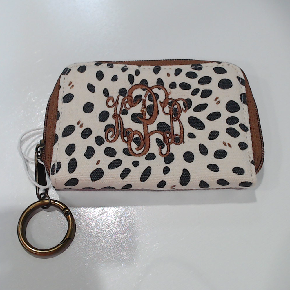 BLOOPER ACCESSORY: Monogrammed Keychain Wallet