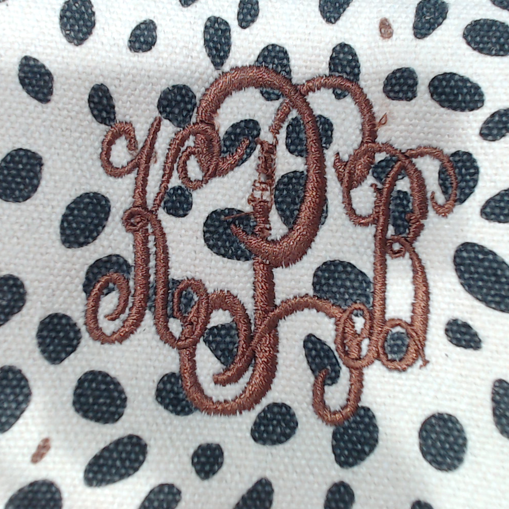 BLOOPER ACCESSORY: Monogrammed Keychain Wallet